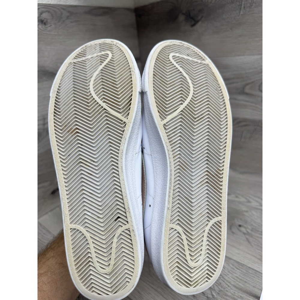 Nike Shoes Womens 8.5 White Blazer Mid 77 Vintage Hi Sneakers Leather CZ1055-118 - Picture 3 of 9